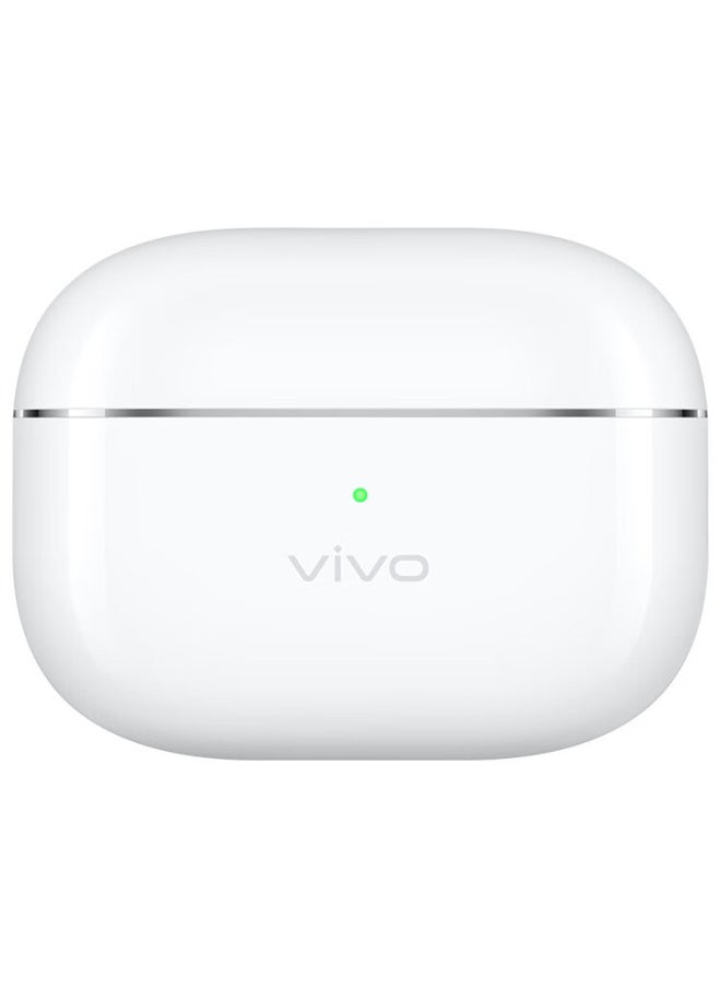 Vivo Tws 4 True Wireless Noise-cancelling Earphones, High-fidelity Hi-fi Sound Quality, 55db Deep Sea Noise Reduction, 45h Ultra-long Battery Life, Compatible With Apple, Xiaomi, Huawei Phones, Distant Summit White