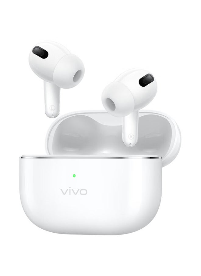Vivo Tws 4 True Wireless Noise-cancelling Earphones, High-fidelity Hi-fi Sound Quality, 55db Deep Sea Noise Reduction, 45h Ultra-long Battery Life, Compatible With Apple, Xiaomi, Huawei Phones, Distant Summit White