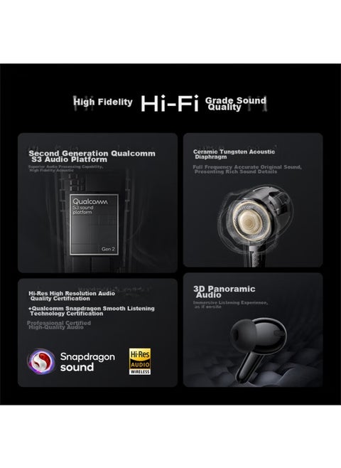 Vivo Tws 4 True Wireless Noise-cancelling Earphones, High-fidelity Hi-fi Sound Quality, 55db Deep Sea Noise Reduction, 45h Ultra-long Battery Life, Compatible With Apple, Xiaomi, Huawei Phones, Distant Summit White