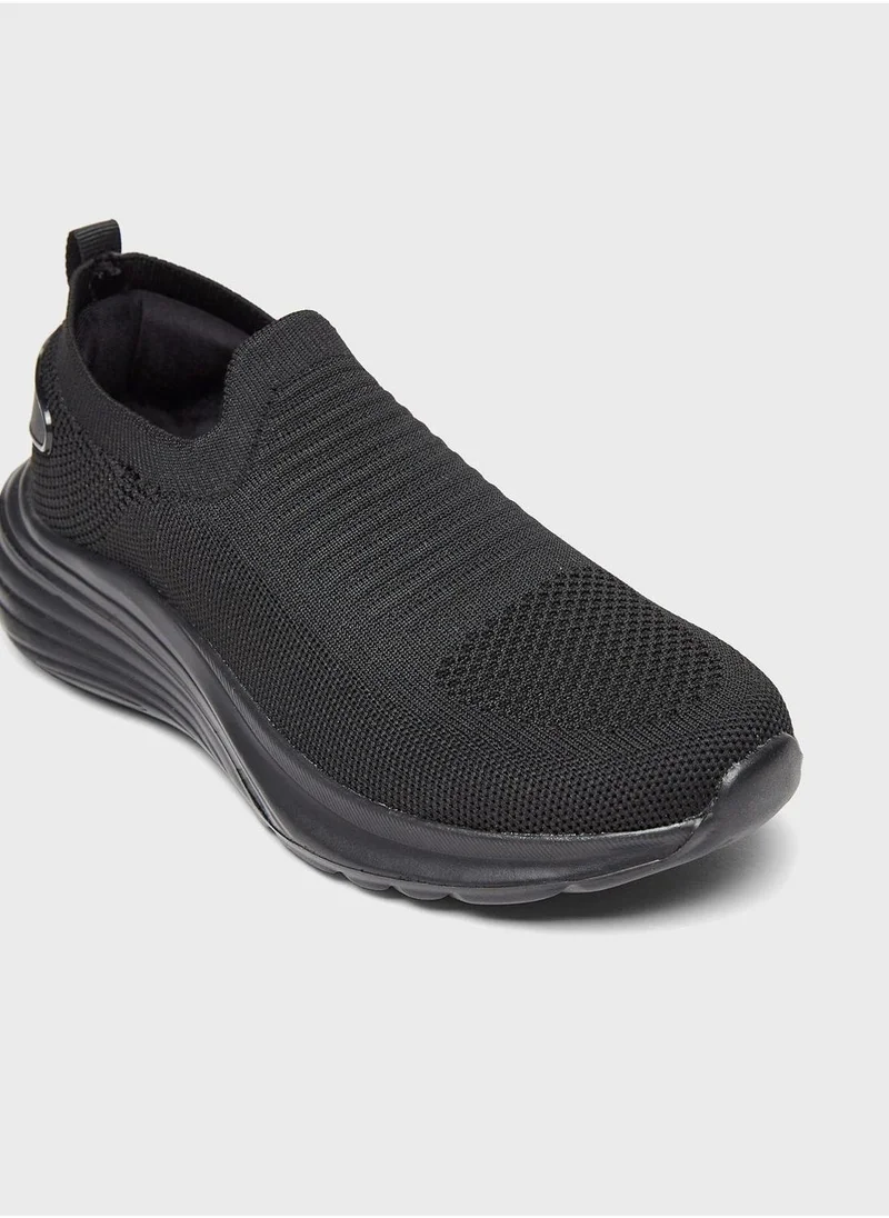 Dash Wide Toe Slip Ons