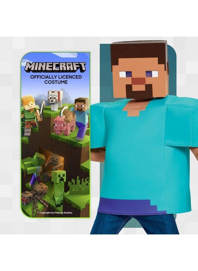 Disguise - Steve Classic Minecraft Costume Multicolor Small (4 6) - Image 1