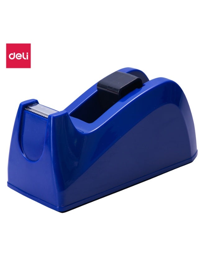 ديلي حامل شريط لاصق بقاعدة ثقيلة وتشغيل بيد واحدة للاستخدام المكتبي - أزرق كحلي - Image 1