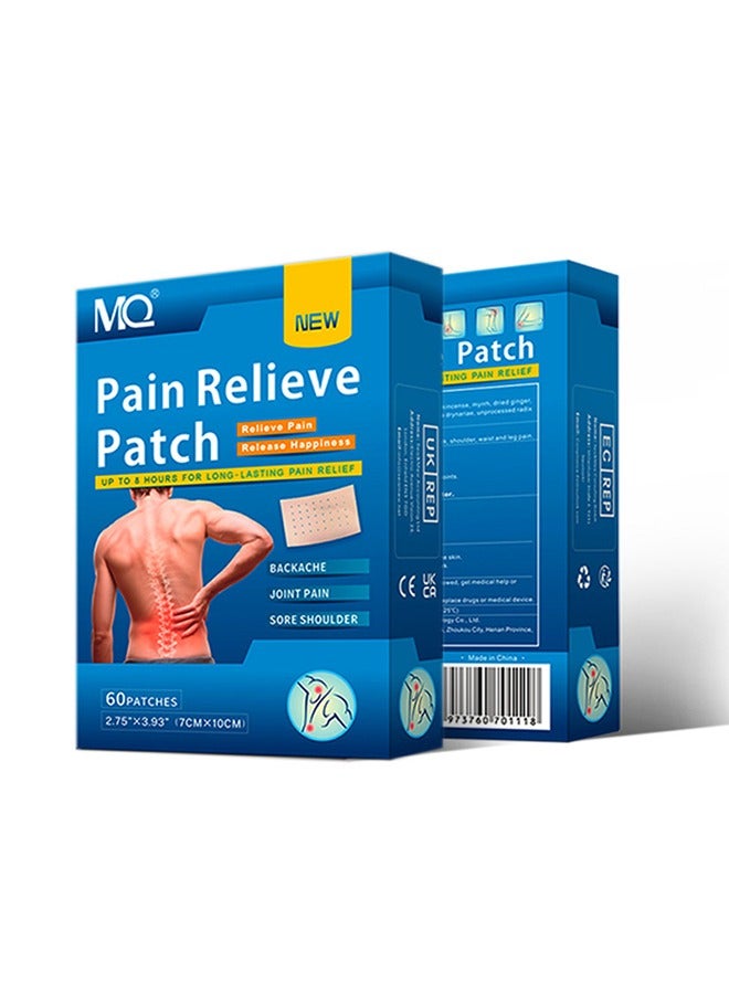 MQ Pain Relief Patch，60-Pain Relieving Patch Set ，Joint Lumbar Spine knee Shoulder Neck Adhesive Patch - Image 1