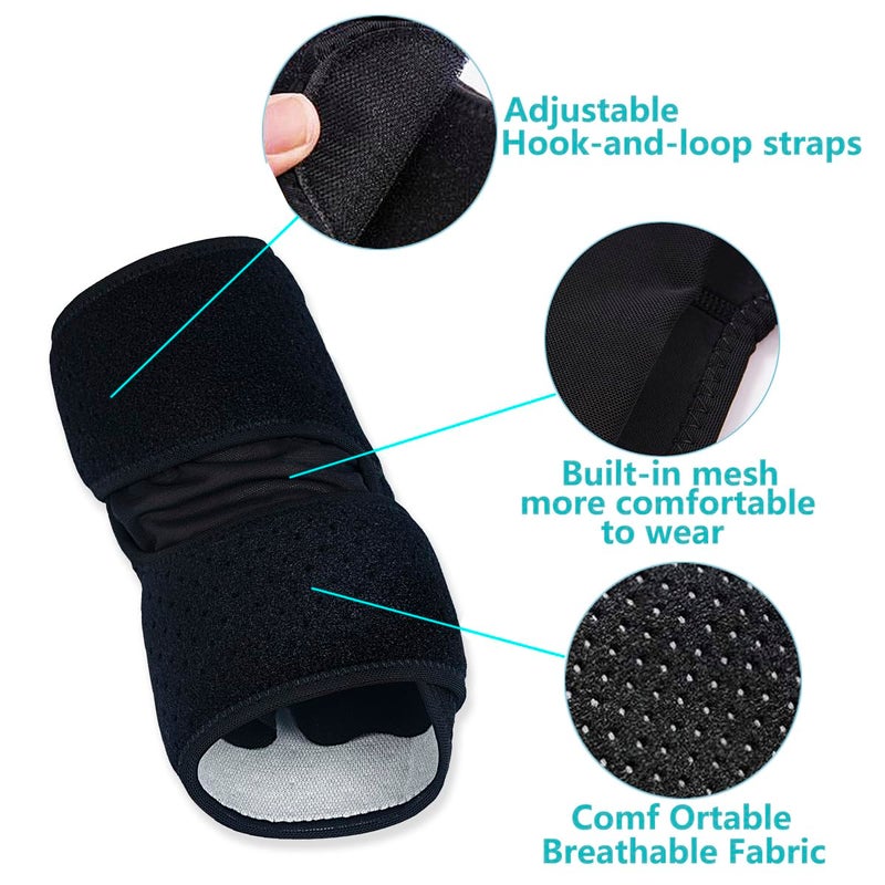 CINLITEK Adjustable Elbow Brace for Men & Women - Instant Pain Relief for Tennis Elbow, Golferâ€™s Elbow, Tendonitis & Arthritis - Advanced Support for Weightlifting, Gym, Sports Injury Recovery & Daily Use - Image 2