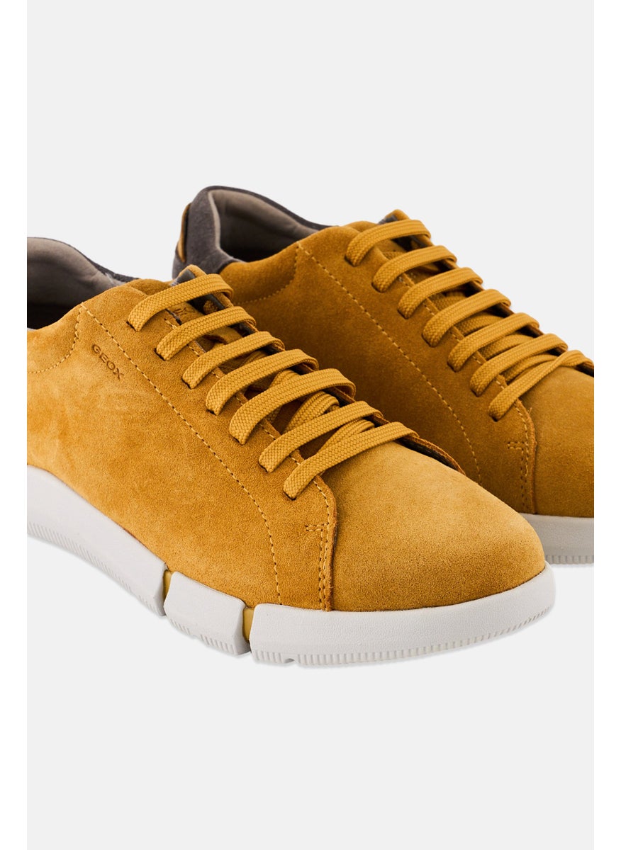 GEOX Men U Adacter A Lace Up Casual Shoes, Mustard  - Image 3