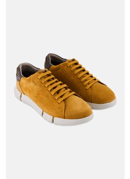 GEOX Men U Adacter A Lace Up Casual Shoes, Mustard  - Image 1