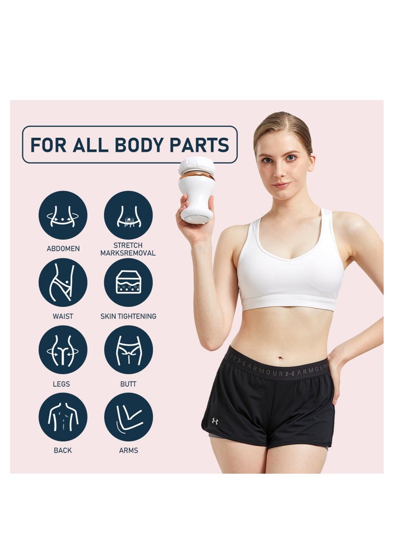 Excefore Body Sculpting Machine, Electric Cellulite Massager, Cellulite Massager for Women, with 3 Skin-Friendly Pads, Electric Body Sculpting Massager for Belly, Waist, Legs, Arms, Butt - Image 2
