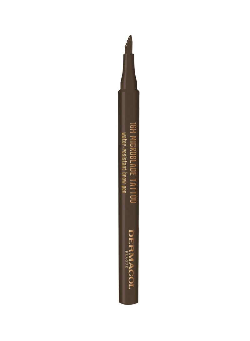 Dermacol 16H Microblade tattoo Eyebrow pen No.03 - Image 2