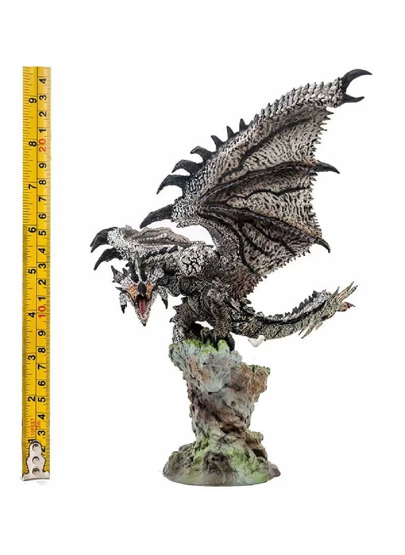 Generic - Anime Monster Hunter Silver Rathalos Model Doll Fan Collection Hand-made Ornaments - Image 1