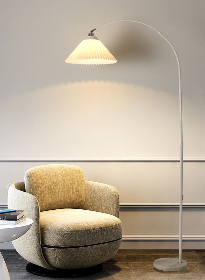 إن كي أكس مصباح أرضي مطوي - مصباح فاخر بتصميم إبداعي على الطراز الشمالي لغرفة المعيشة والدراسة وغرفة النوم مع جهاز تحكم عن بعد 12 واط - Image 2