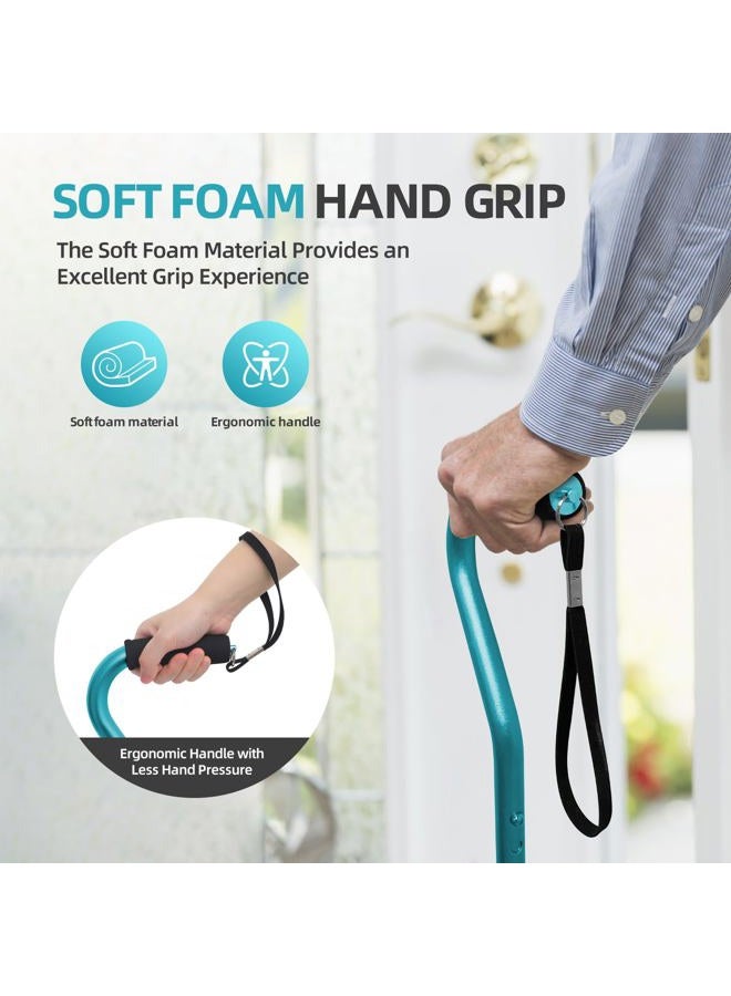 BeneCane Walking Cane for Men & Women Adjustable Cane with Offset Soft Cushioned Handle -Portable Lightweight Sturdy Mobility Walker Aid for Elderly, Seniors Collapsible Cane - Image 5