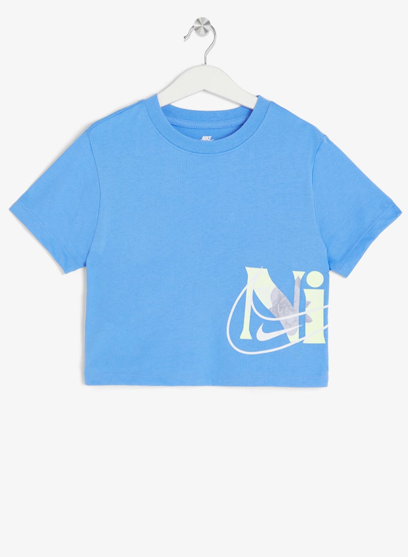 نايكي تيشيرت بوكسي للأطفال تحرك مع الطبيعة - Image 1