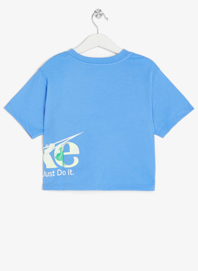 نايكي تيشيرت بوكسي للأطفال تحرك مع الطبيعة - Image 2