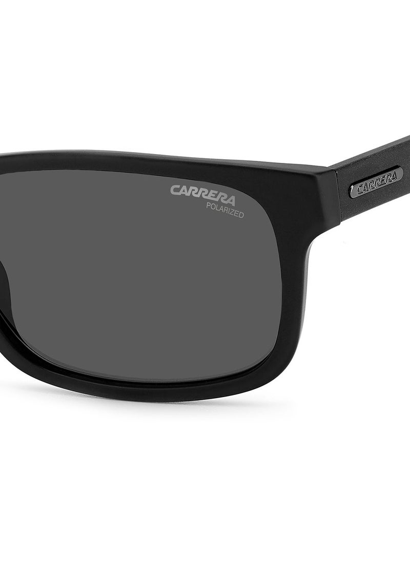 Carrera - Men's UV Protection Rectangular Sunglasses - Carrera 299/S Mtt Black 57 - Lens Size: 57 Mm - Image 1