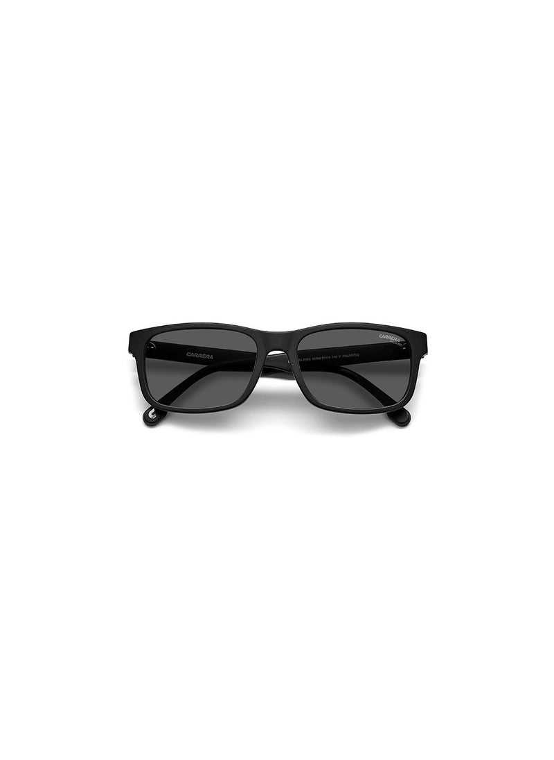 Carrera - Men's UV Protection Rectangular Sunglasses - Carrera 299/S Mtt Black 57 - Lens Size: 57 Mm - Image 1