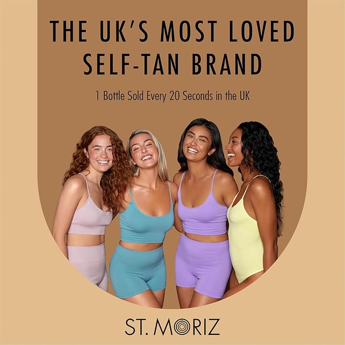 St. Moriz St Moriz Professional Instant Tanning Mousse in Medium Fast Drying Vegan Fake Tan With Aloe Vera Vitamin E For Streak Free Medium Golden Glow Dermatologically Tested Cruelty Free 200ml 
