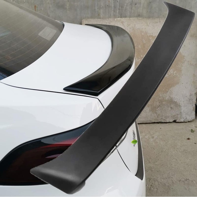 MUCO Trunk Lid Rear Spoiler for 2021-2024 Toyota Corolla - Glossy Black - Image 1