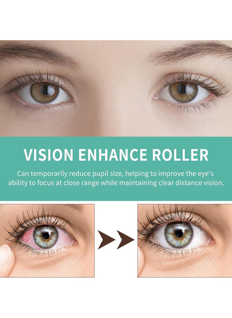 EELHOE - Vision Enhance Roller, Eye Roller to Enhances Visual Clarity, Natural Vision Enhancer Roller, Relieve Eye Strain, Fatigue, and Discomfort 8 ml - Image 1