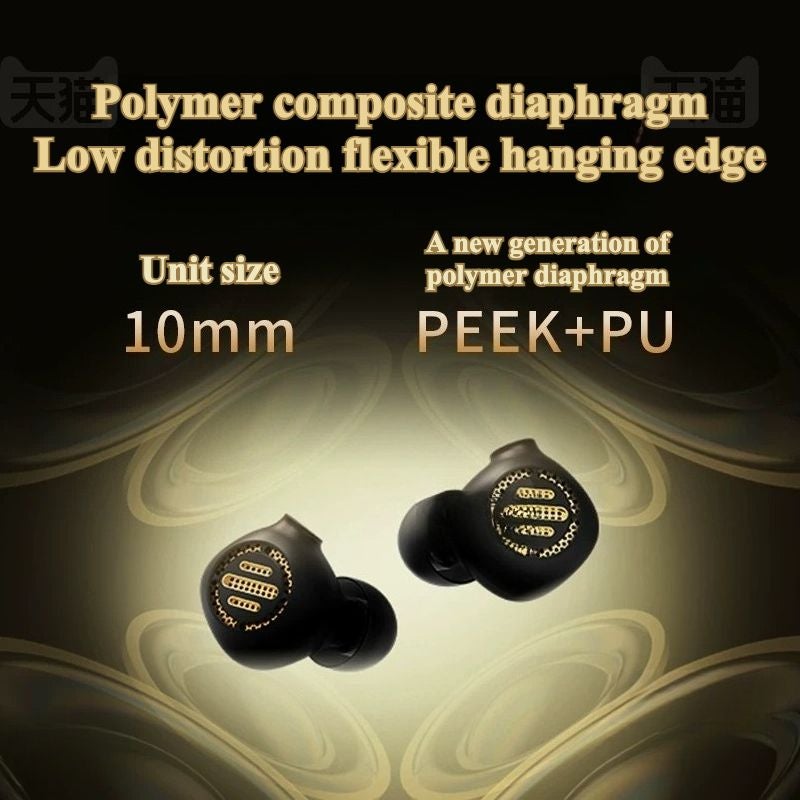 Shanling Mg200 Dark Space In-Ear Earphones, 1DD 10mm Dynamic Driver, Hi-Res Open-Back, 4.4mm Jack - Image 2