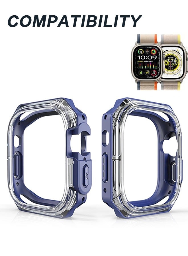 Organizer Apple Watch 45mm Case Cover, Soft Protective, Clear Bezel Frame, Apple Watch Series9/ 8/ 7 - Image 2