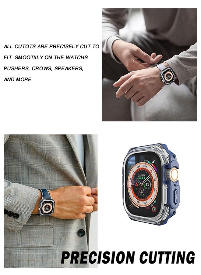 Organizer Apple Watch 45mm Case Cover, Soft Protective, Clear Bezel Frame, Apple Watch Series9/ 8/ 7 - Image 5