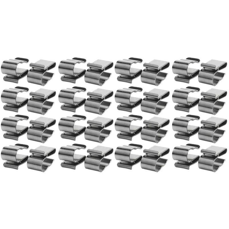 Tehaux مشابك أسلاك الألواح الشمسية 50 قطعة 2 مجموعة مشابك كابلات الطاقة الشمسية للبيوت المحمية سهلة التركيب - Image 2