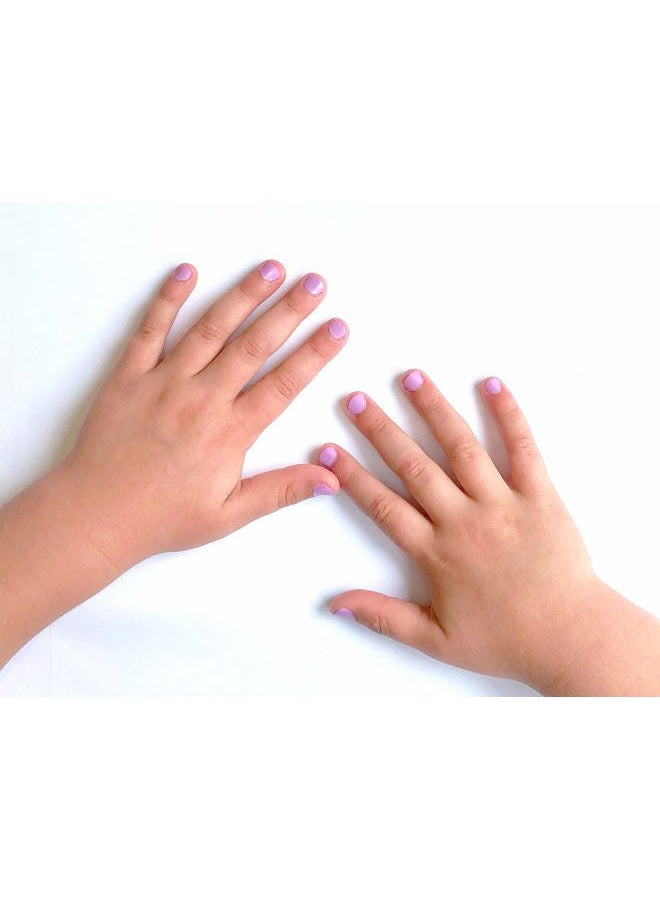 Miss NELLA BUBBLE GUM – Safe Special lilac Nail Polish for Kids, Non-Toxic & Odor Free Formula for Children and Toddlers, Natural Water Based for Easy Peel Off - Image 3