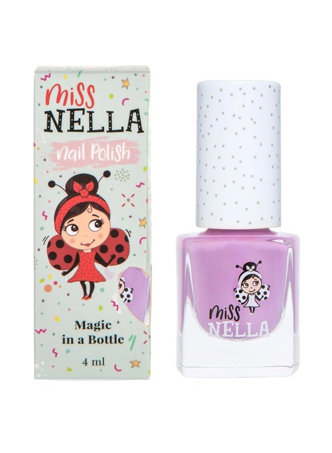 Miss NELLA BUBBLE GUM – Safe Special lilac Nail Polish for Kids, Non-Toxic & Odor Free Formula for Children and Toddlers, Natural Water Based for Easy Peel Off - Image 1