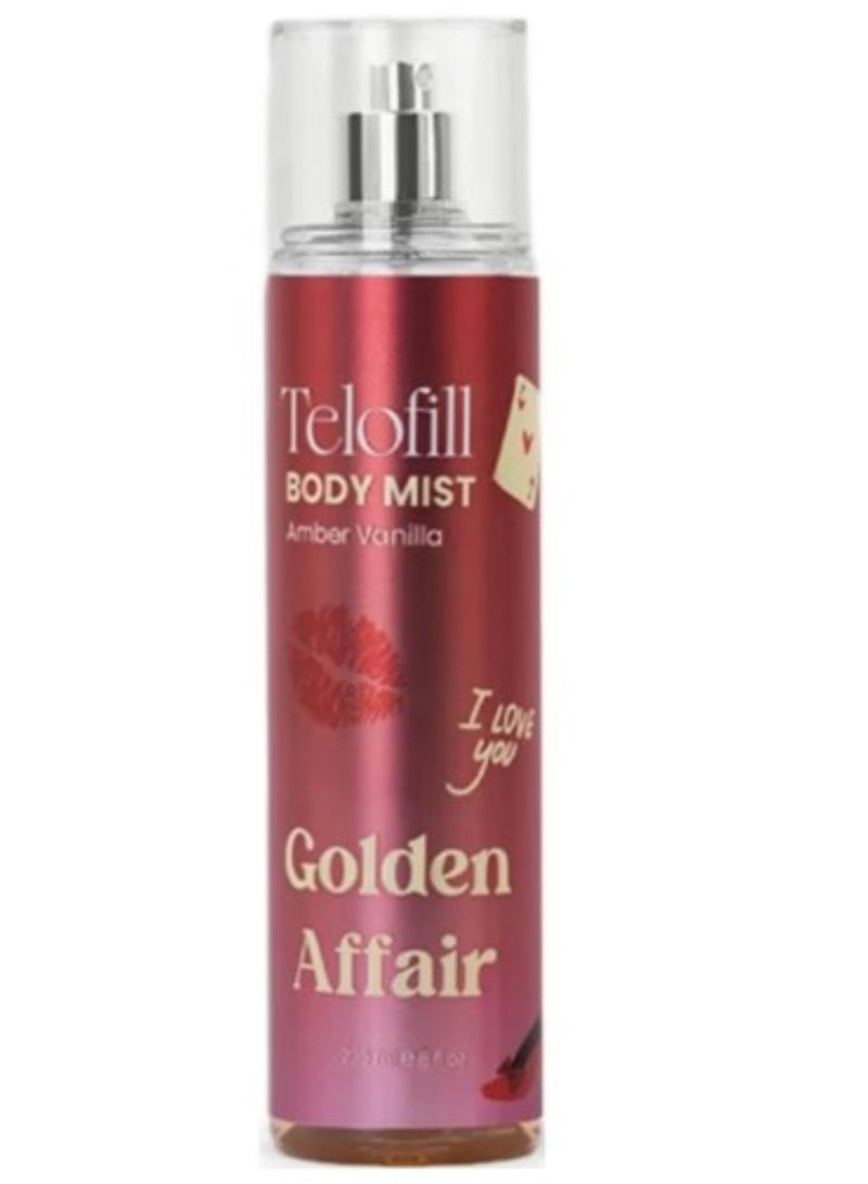 Telofill Golden Affair Body Mist 236 ML