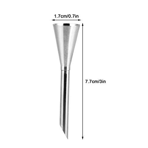 Garosa Metal Piping Tip Pastry Filler Injector, Cream Icing Piping Nozzle Tips, Stainless Steel Long Puff Nozzle Decor for Filling Donuts Cupcakes - Image 2