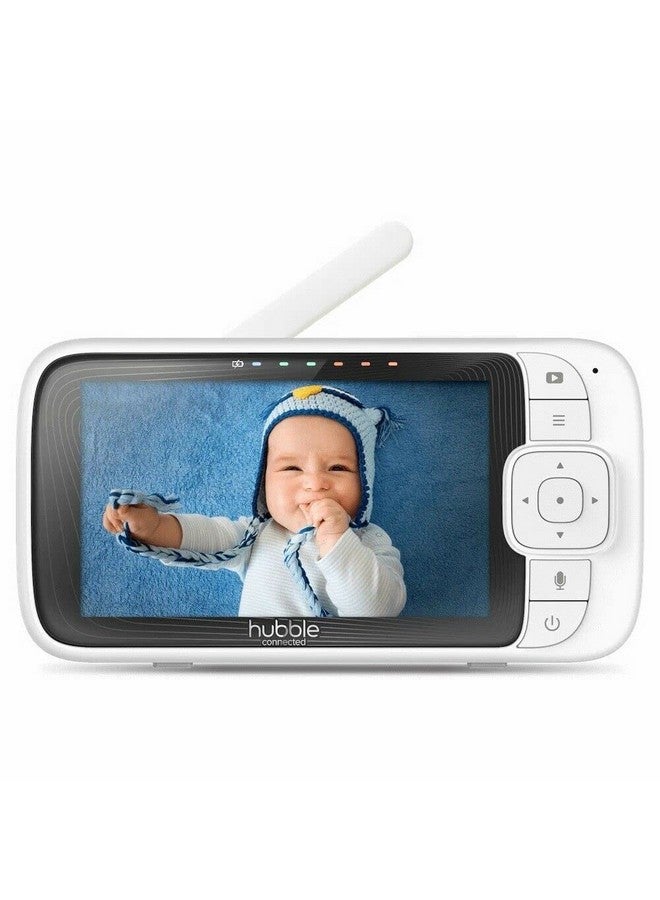 hubble connected Hubble Nursery Pal Link Premium - 5-Inch Smart Security Baby Monitor, Single Camera - Image 2