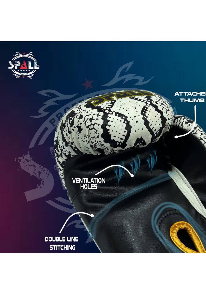 سبال قفازات ملاكمة احترافية للكمات القوية، وتدريبات الملاكمة والكيك بوكسينج، وتدريبات كيس الملاكمة والمواي تاي - Image 3