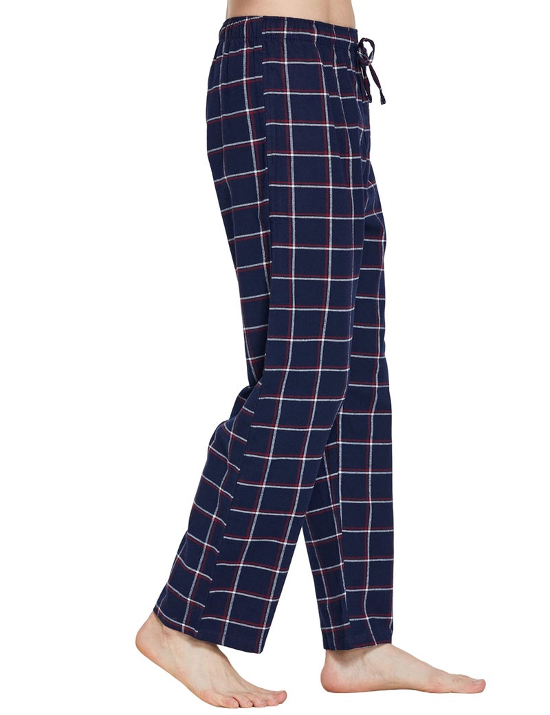 CYZ Men's 100% Cotton Super Soft Flannel Plaid Pajama Pants-F24004-S - Image 2