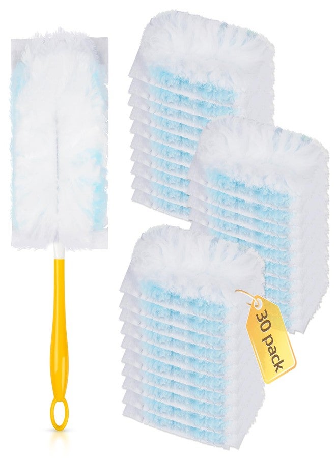 BTRSOLUS 30 Count Duster Refills Compatible with Dusters 180° Handle Dusters, 180° Heavy Duty Multi-Surface Duster Replacement with 1 Standard Handle, Unscented - Image 1