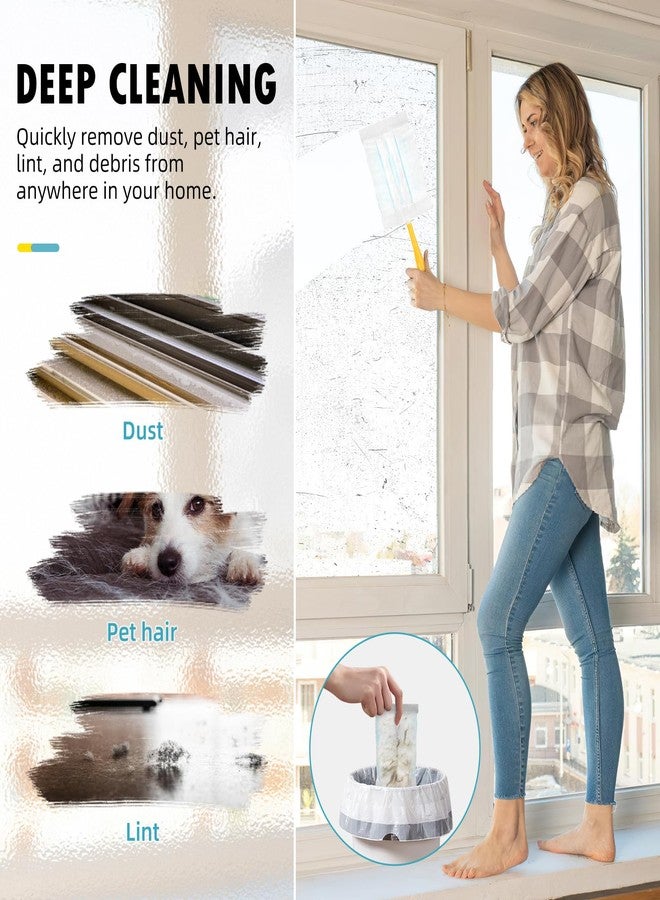 BTRSOLUS 30 Count Duster Refills Compatible with Dusters 180° Handle Dusters, 180° Heavy Duty Multi-Surface Duster Replacement with 1 Standard Handle, Unscented - Image 4