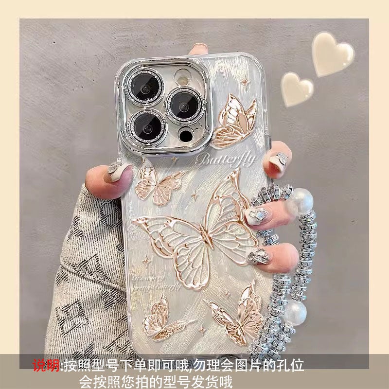 Suitable for Iphone16 Apple 16E Mobile Phone Case iPhone 15/14 Promax Feather Yarn Butterfly 17 New Model 13 - Image 5