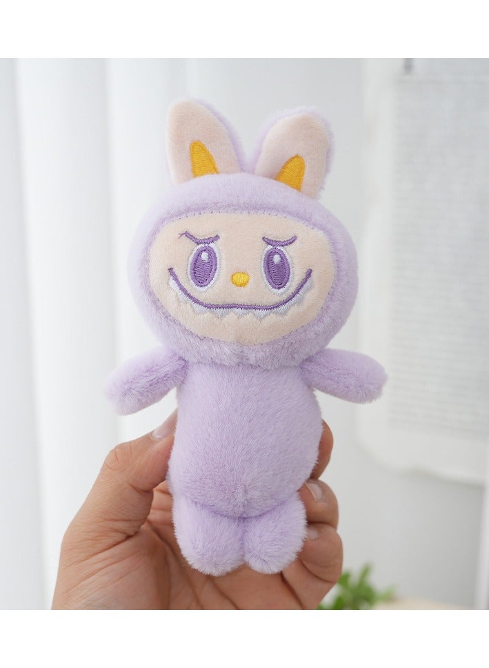 NIBEMINENT 1 Pcs Cartoon Labubu Plush Figurine, Keychain, Bag Pendant  - Image 1