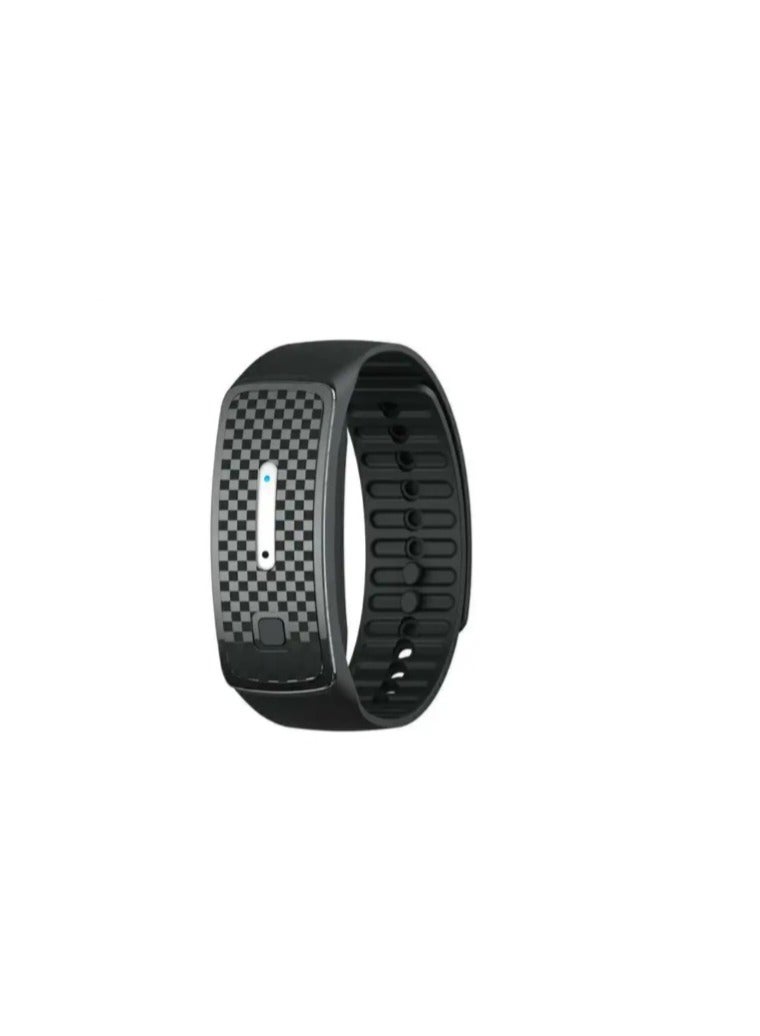 Generic Reusable Mosquito Repellent Bracelets Portable Electronic Anti Mosquito Pest Rechargeable (Black) - Image 1