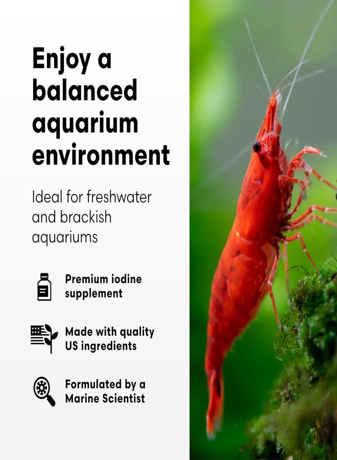 Brightwell Aquatics Florin-I Iodine Supplement for Crustaceans - Supports Molting, Growth & Shell Strength - Safe for Freshwater, Brackish & Planted Tanks, 500 ml - Image 3