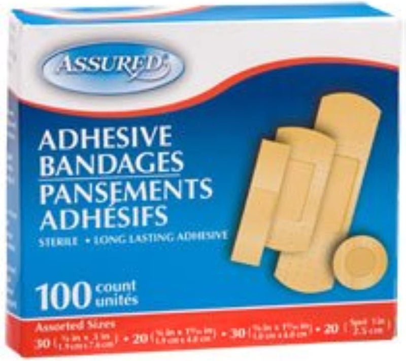 Assured Adhesive Bandages - 100 Count