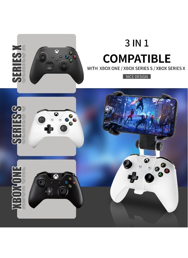 Generic Adjustable Phone Clip for Xbox Series X/S, Xbox One S/X Controllers - Mobile Phone Mount Holder Clamp (Black) for Gaming on the Go  - Image 3