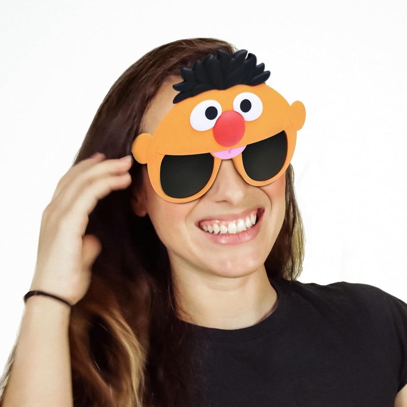 Sun-Staches Official Sesame Street Sunglasses | Ernie, Bert, Elmo, Cookie | Costume Accessory Mask | One Size Fits Most - Image 2