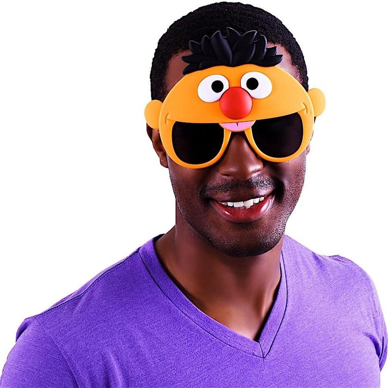 Sun-Staches Official Sesame Street Sunglasses | Ernie, Bert, Elmo, Cookie | Costume Accessory Mask | One Size Fits Most - Image 3