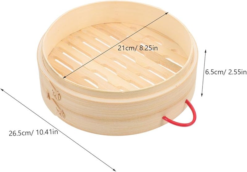 سلة بخار مقاومة للحرارة بمقبض للديم سوم، الزلابية، الخضار، الأرز، اللحم، صحية، غير لاصقة، متعددة الوظائف للطهي - Image 3