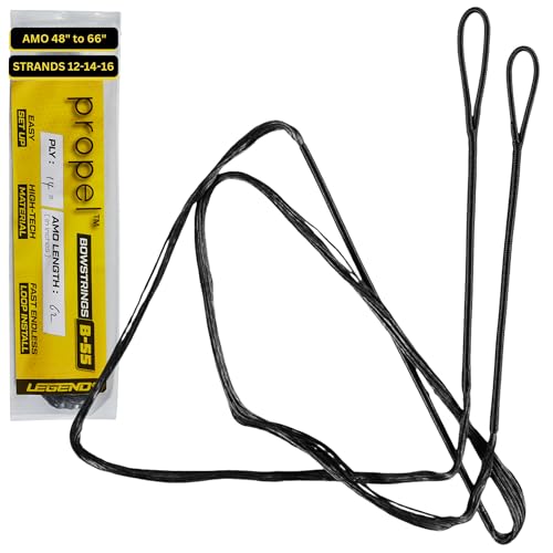 Legend Recurve Bow String - Dacron Bow String Replacement - Traditional Bowstrings - Recurve Bow Archery Accessories - Archery Equipment for Recurve Bows - Bowstring AMO 48 inch - 16 Strands - Image 1