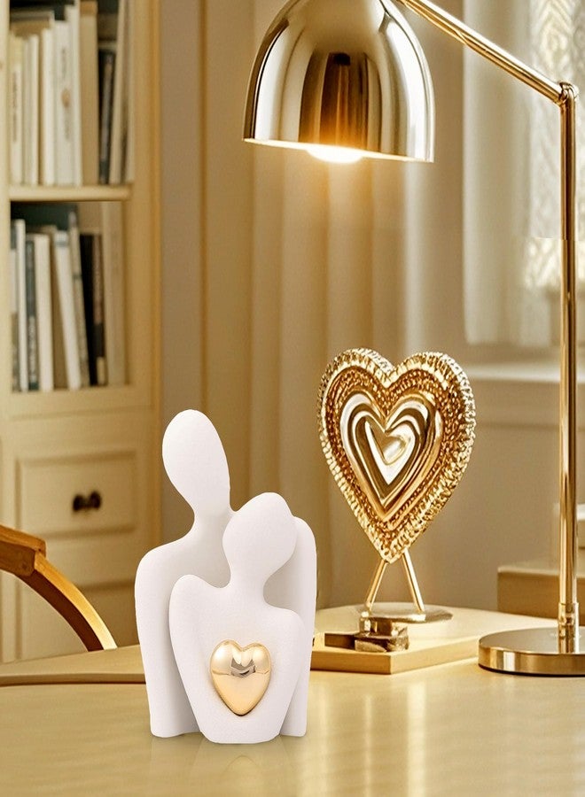 Joogour Home Decor Mini Statue Tv Stand Decor, Bedroom Decor Love Statue Couple Gifts for Her Romantic Gifts (White, 3.15in) - Image 3