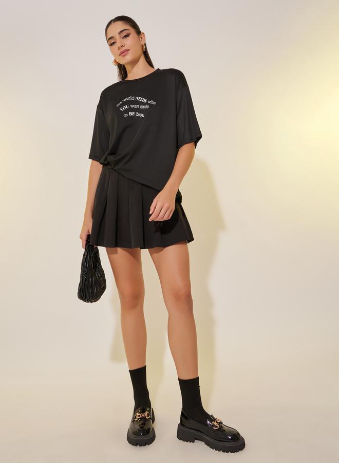 Take Two Graphic Print Short Sleeve Round Neck T-Shirt - Image 2