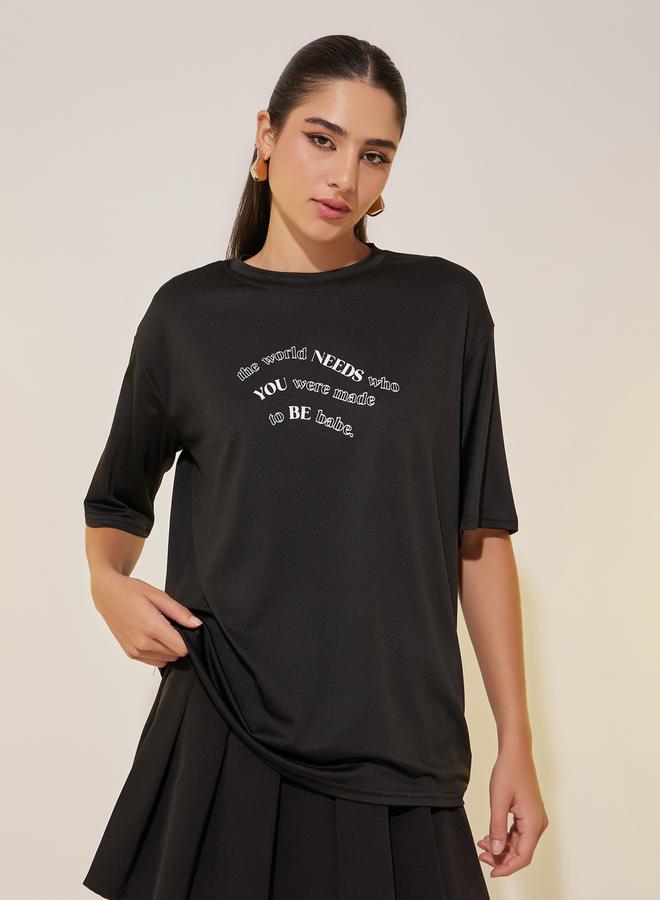 Take Two Graphic Print Short Sleeve Round Neck T-Shirt - Image 3