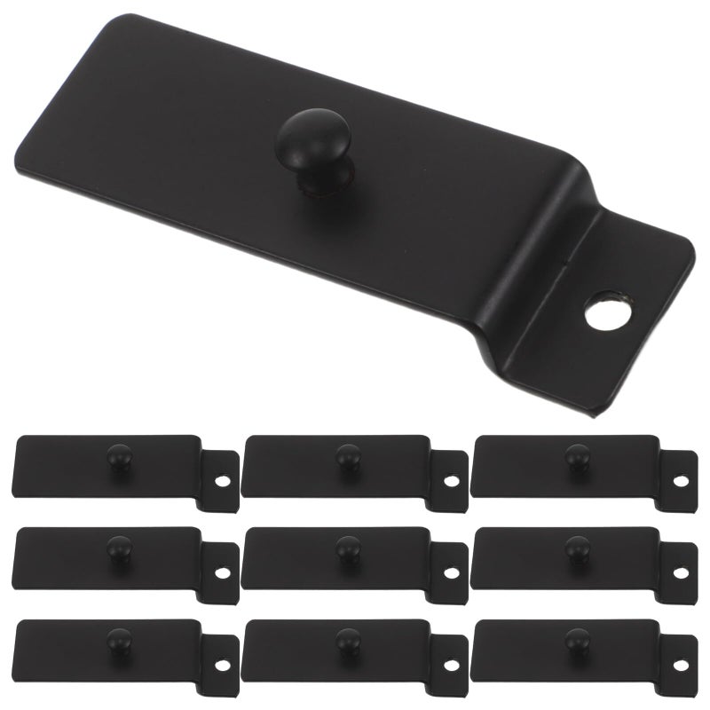 10PCS Heavy Duty Metal Slatwall Hooks No Drilling Required For Picture Frames And Display - Image 2