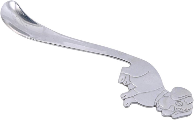 cheekyglo Stainless Steel Dessert Tea Appetizer Bistro Cake Sugar Soup Sugar Spoons for Kitchen Dinner Tableware,Silver,5.31 inch - Image 2